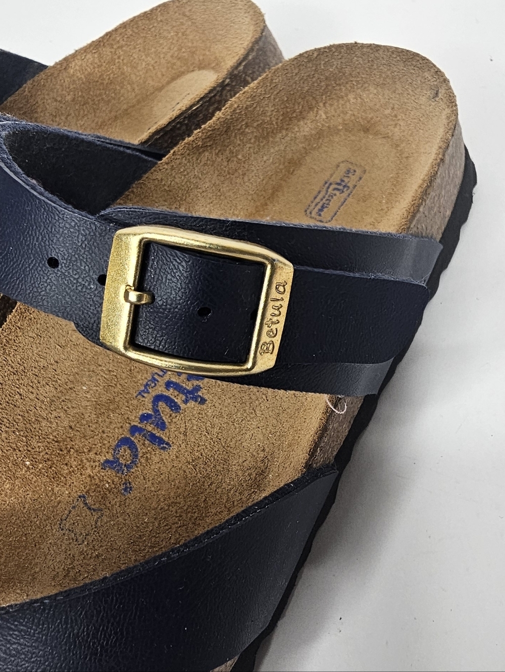 Betula by Birkenstock Mia sandals featuring a soft footbed and gold-tone buckle - Picture 7 of 10